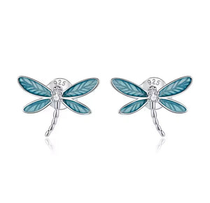 Aretes libélula