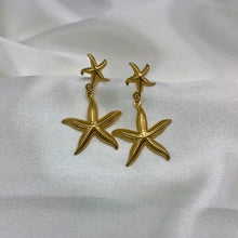 Cargar imagen en el visor de la galería, Aretes estrella de mar
