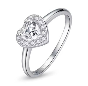 Anillo amor brillante