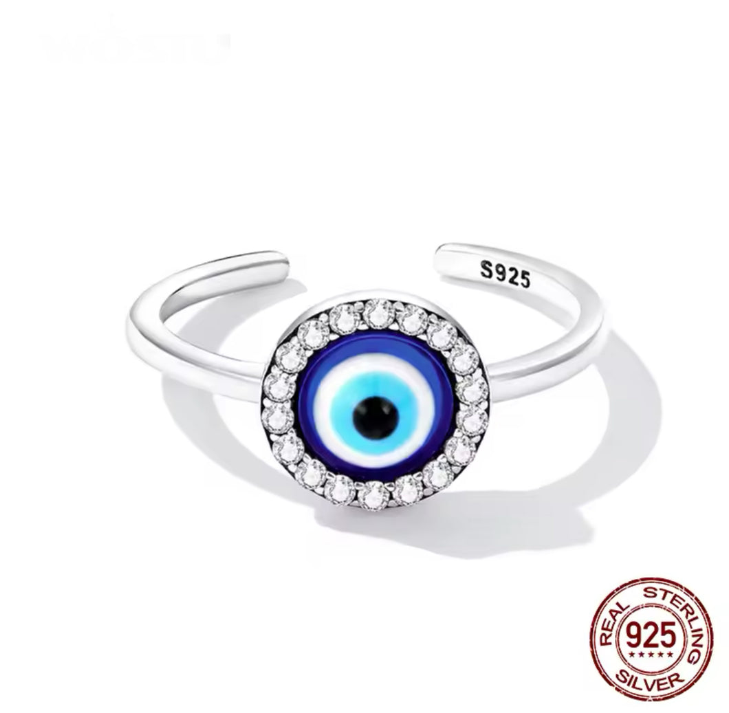Anillo ojo azul