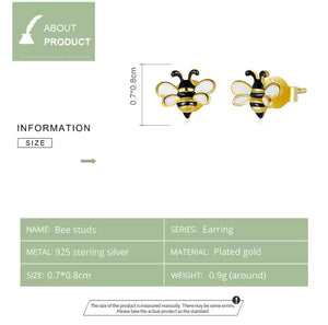 Little bee earrings