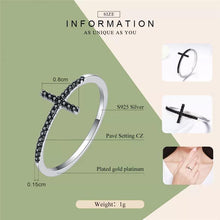 Cargar imagen en el visor de la galería, Anillo cruz
