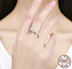 Anillo dos corazones