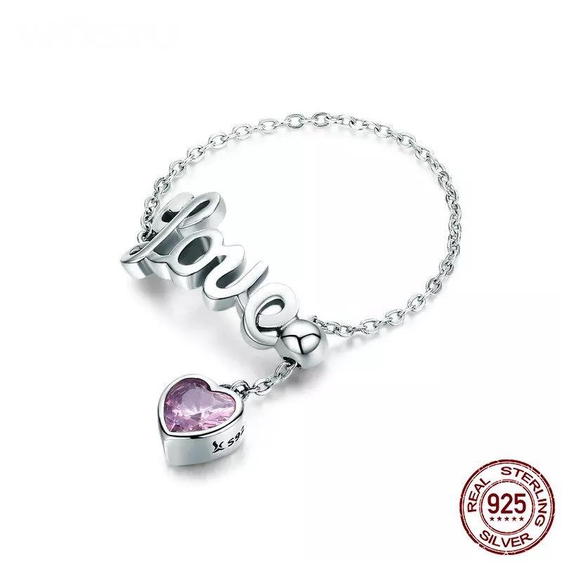 Anillo love ajustable