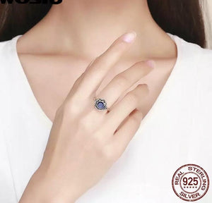 Anillo zirconias intercambiables
