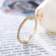 Cargar imagen en el visor de la galería, Anillo golden rainbow
