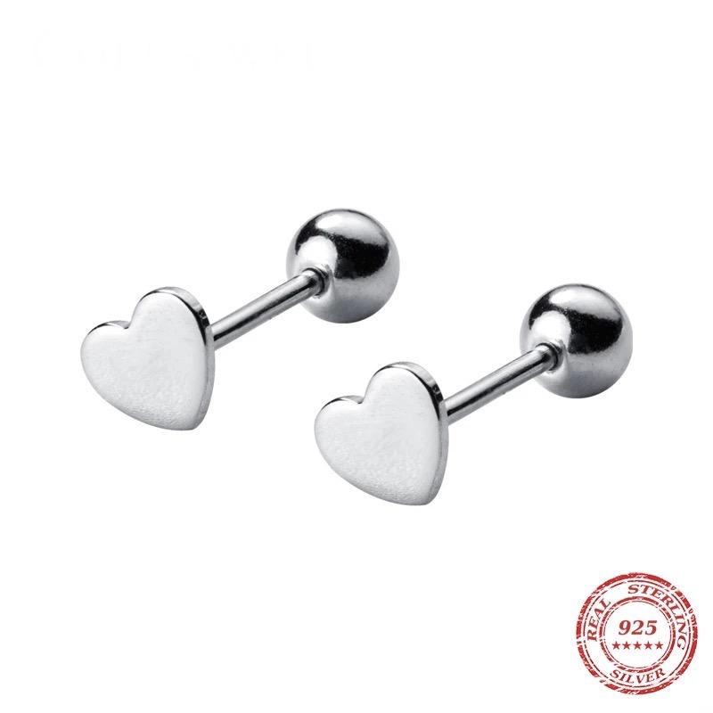 Silver mini heart