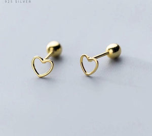 Golden mini heart 2