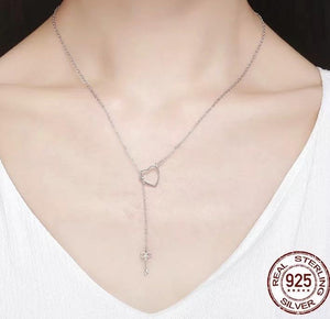 Gargantilla corazón con llave
