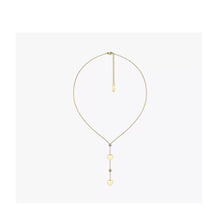 Cargar imagen en el visor de la galería, Double heart golden necklace
