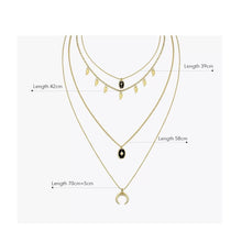 Cargar imagen en el visor de la galería, Holiday triple golden necklace
