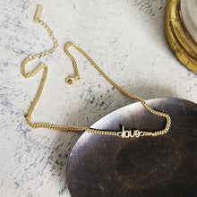 Cargar imagen en el visor de la galería, Golden love necklace
