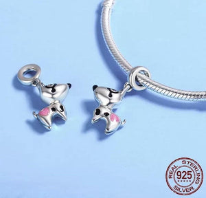 Dije perrito con corazón