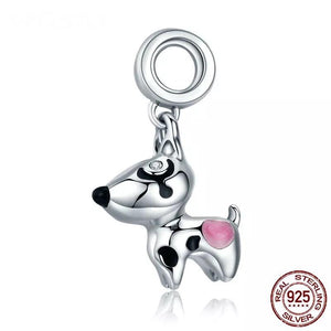 Dije perrito con corazón