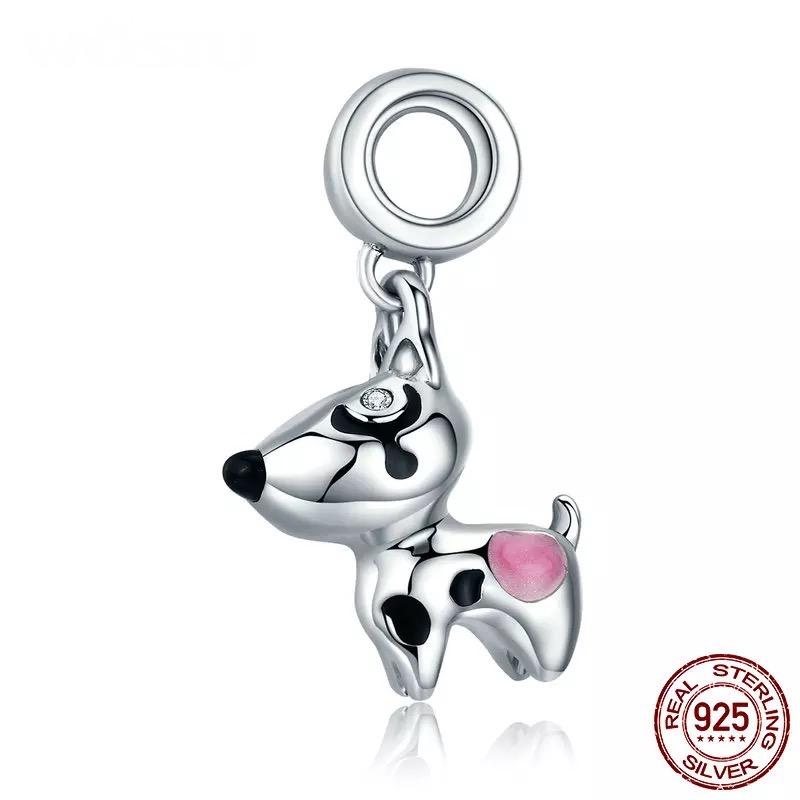 Dije perrito con corazón