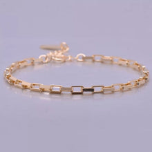 Cargar imagen en el visor de la galería, Pulsera oro de eslabones
