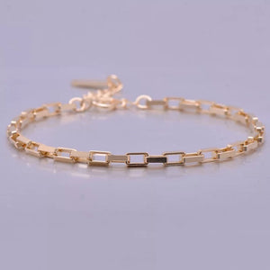 Pulsera oro de eslabones