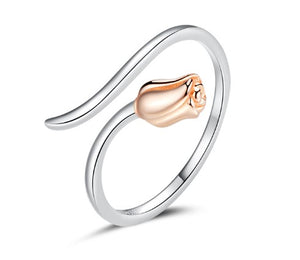 Anillo rose gold