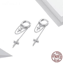 Cargar imagen en el visor de la galería, Shinning cross earrings
