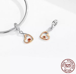 Dije infinity love gold rose
