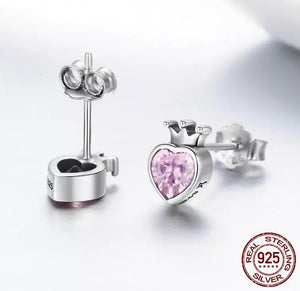 Aretes corona de amor
